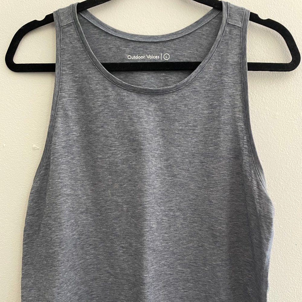 Outdoor Voices Doing Things Tank Heather Gray